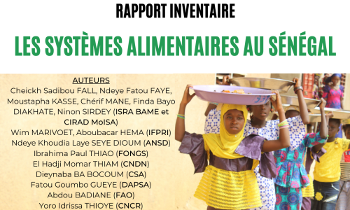 Publication du « Rapport Inventaire, Les Systèmes Alimentaires au Sénégal » 